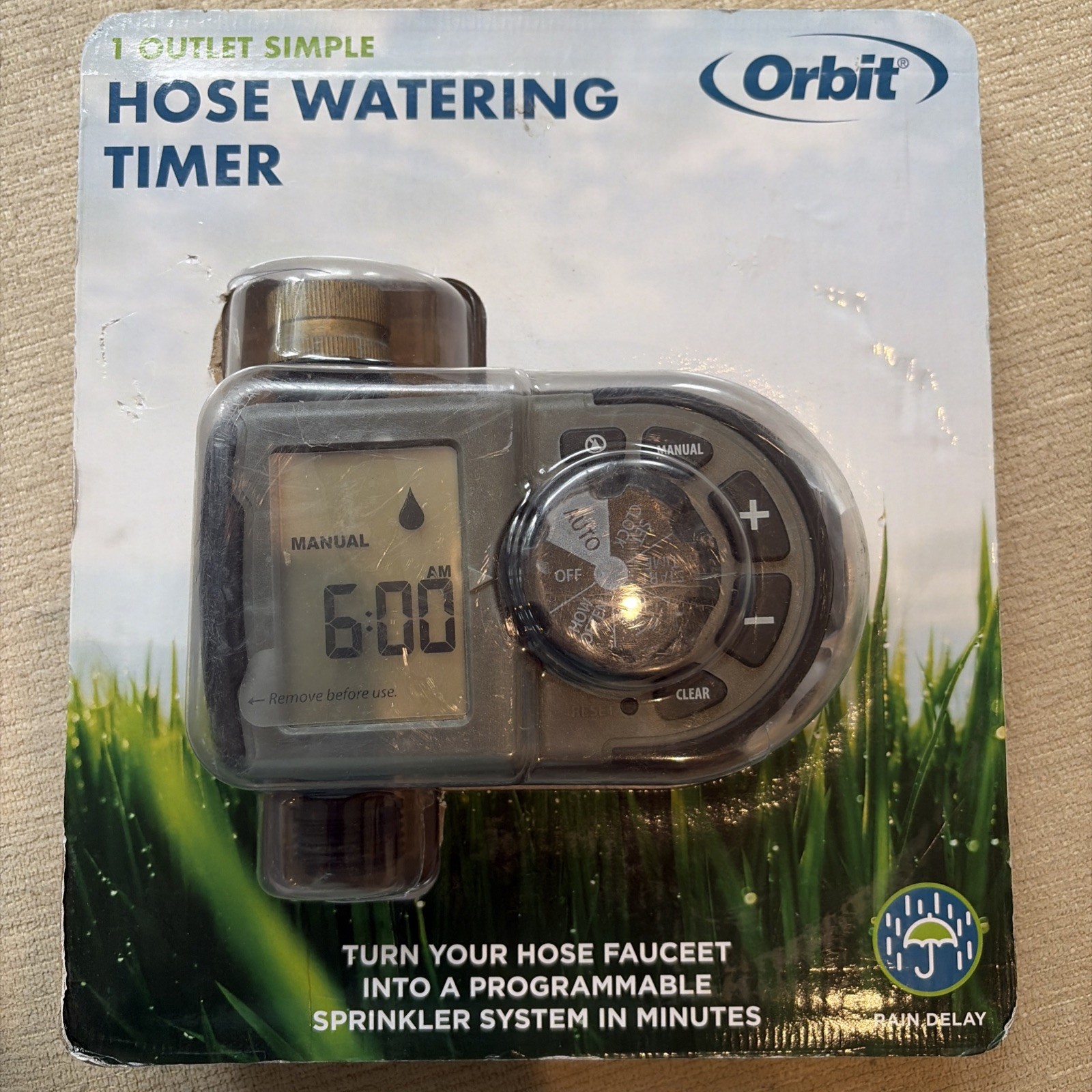 Orbit 1-Outlet Simple Hose Watering Timer - New/Open Box, Never Used. ￼￼ gallery