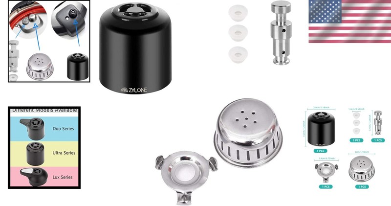 3 Silicone Caps & Steam Release Handle for Instant Pot - Dishwasher Safe Design gallery