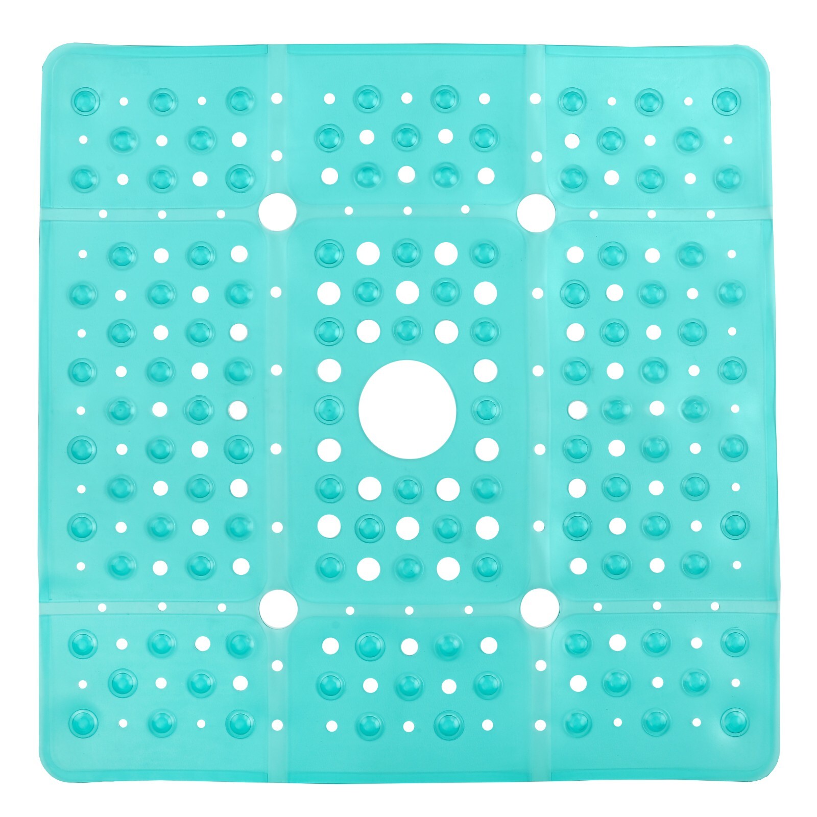 65% MORE COVERAGE! SlipX Solutions Aqua Extra Large Shower Mat (27") gallery