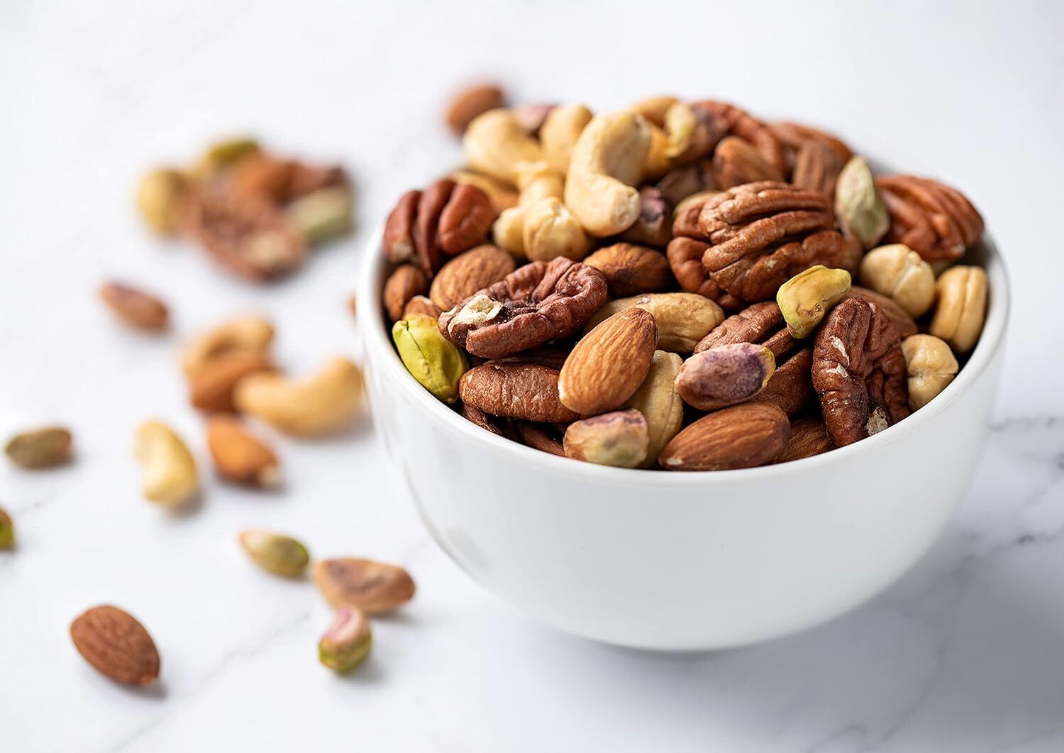 Four Nuts Mix, Dry Roasted & Lightly Salted – Vegan Snack, No Oil Added, Bulk gallery