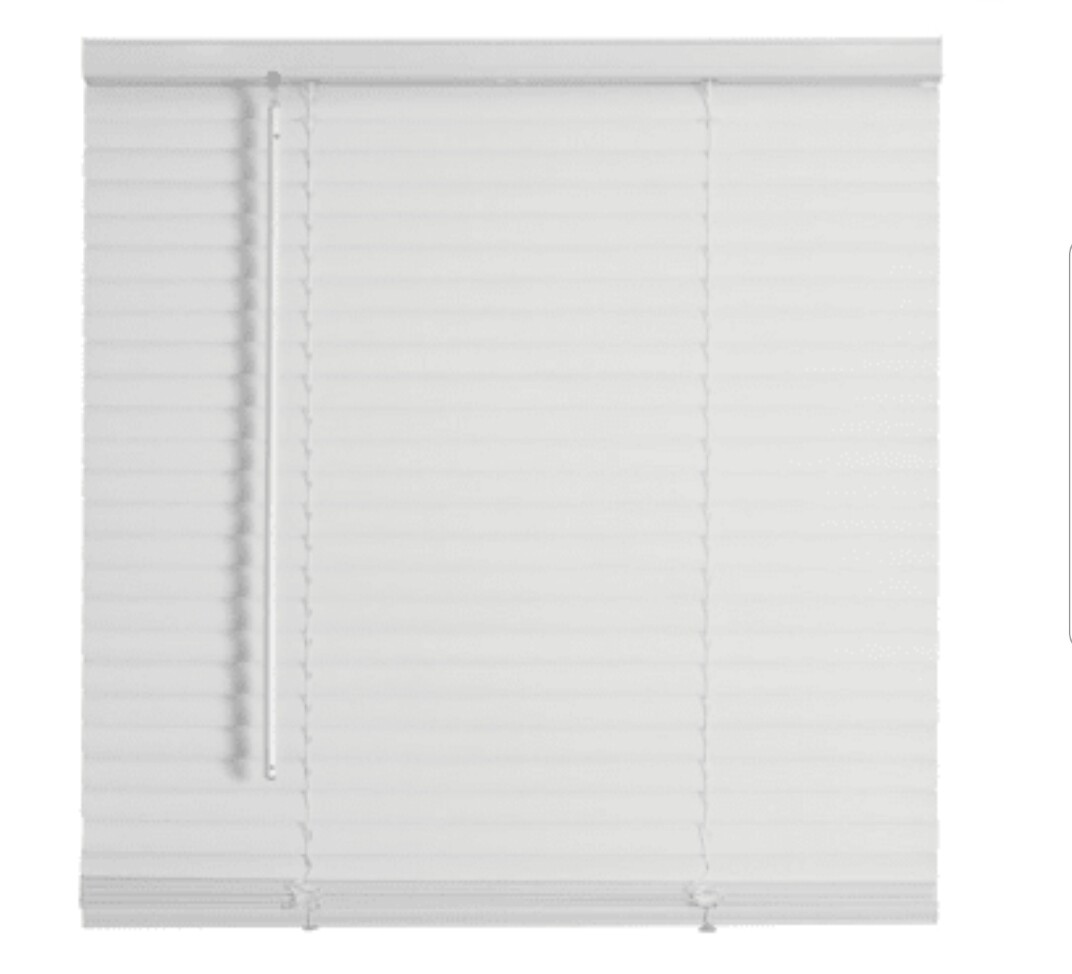 TruTouch 48x48" Cordless 1" Vinyl Mini Blind White 48W x 48L gallery