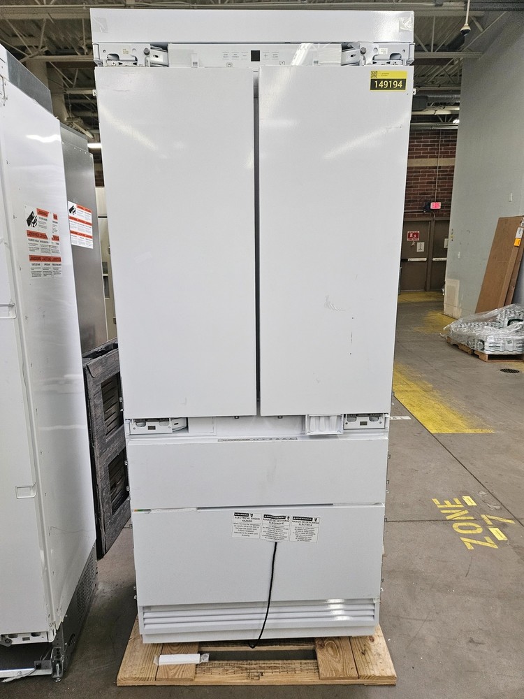 GE Monogram ZIP364IPVII 36" Panel Ready Built-In 4-Door Refrigerator NOB #149194