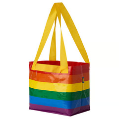 IKEA STORSTOMMA Small Bag Multicolor 10 5/8×10 5/8 ” Shopping Bag NEW