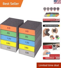 High-Density Sanding Sponge Assortment – 10 Pcs for Precise Control & Durability