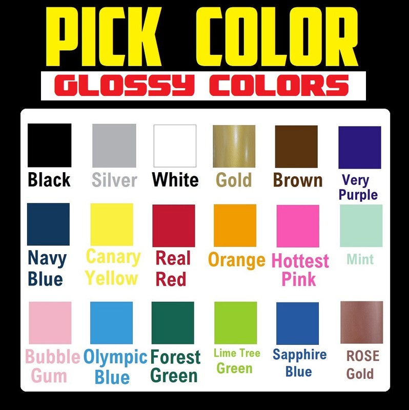 CUSTOM VINYL WINDSHIELD BANNER Lettering Decal Name Sticker Window Tattoo car gallery