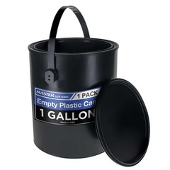 Master Elite 1 Gallon Empty Plastic Paint Can Bucket – Triple Lock Airtight L…