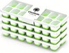 4‑Pack Ice Cube Trays with Lids, 56‑Cube Total Stackable Freezer Ice Trays, gallery