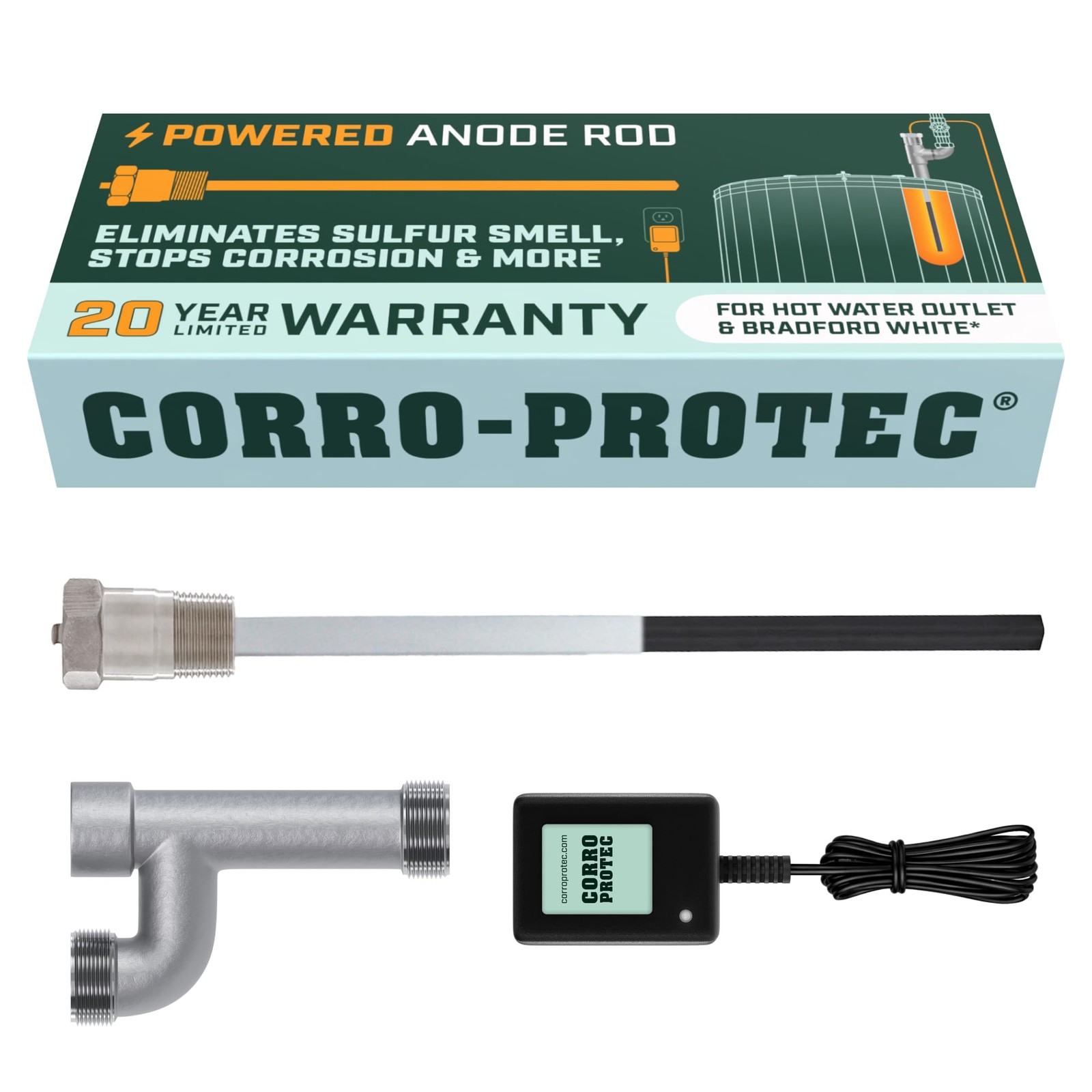 Powered Anode Rod For Bradford White Water Heater, multi-color gallery