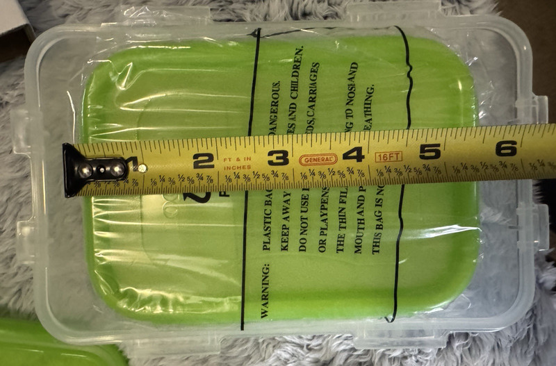 Lock & Lock 13 Piece Nesting Storage Set GREEN Lids (2 with handles) - NEW gallery