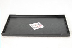 10″ Japanese Rectangular Black Plastic Humidity Tray for Bonsai & House Plants