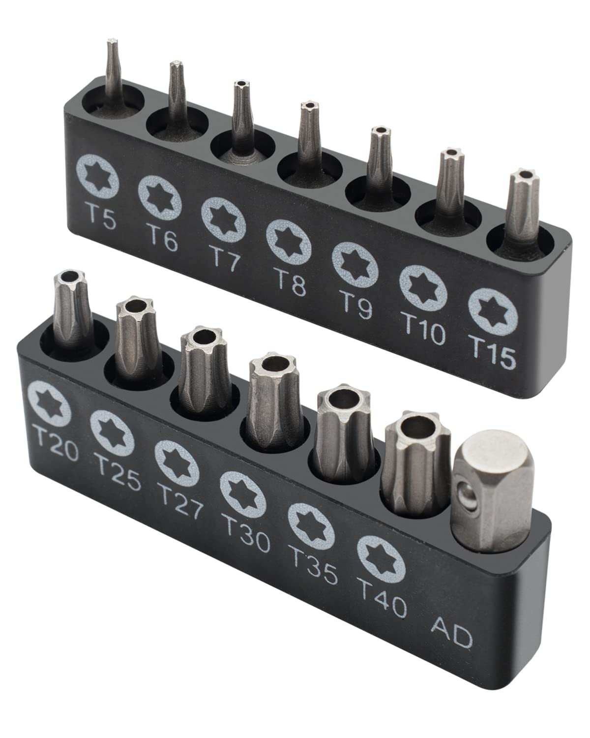 14-Piece Tamper Resistant Star Bits, Chrome Vanadium Steel, T5 - T40 Impact G... gallery