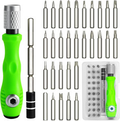 32 in 1 Small Precision Screwdriver Set, Magnetic Mini Screwdriver Set, Profess