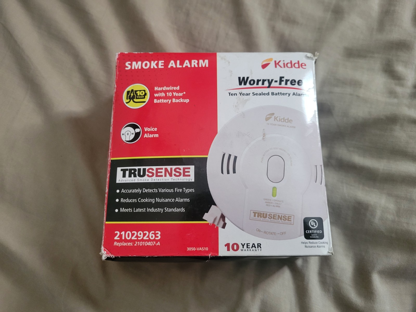Rare Prototype Kidde Trusense 3050-VAS10 Hardwired 10 Year Smoke Alarm gallery
