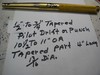BRASS DRIFT PILOT PUNCH TAPERED 1PC.1/2" T0 3/4"+10 1/2"TO 11"LONG #143410 USA gallery