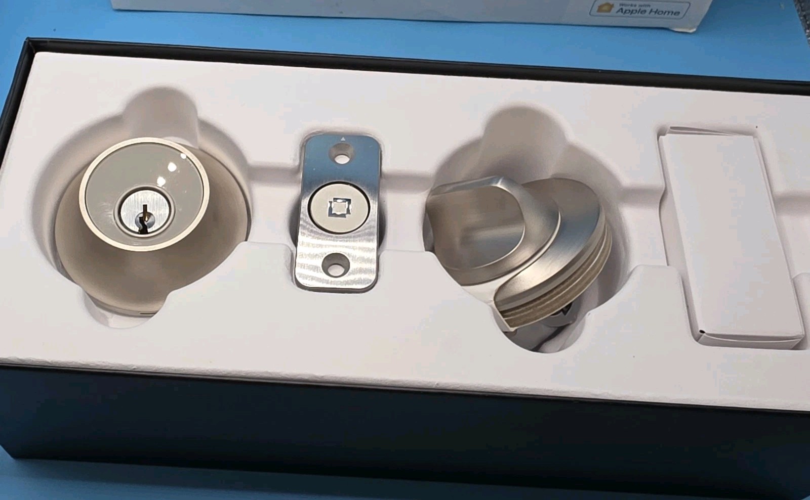 Level Lock+ Connect Wi-Fi Smart Lock Plus Apple Home Keys Satin Nickel Deadbolt gallery
