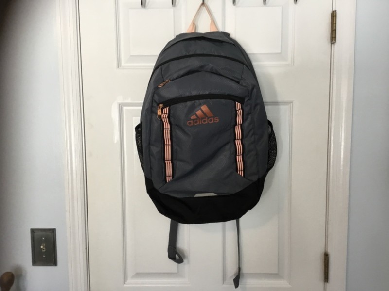 adidas Large Load Spring Backpack Great Condition in Gray/Black/Gold