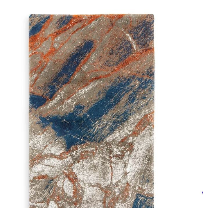 $595 Abyss MALAKA Bath Rug, 27" x 47" ~Color: Multi ~ Portugal ~NWT gallery