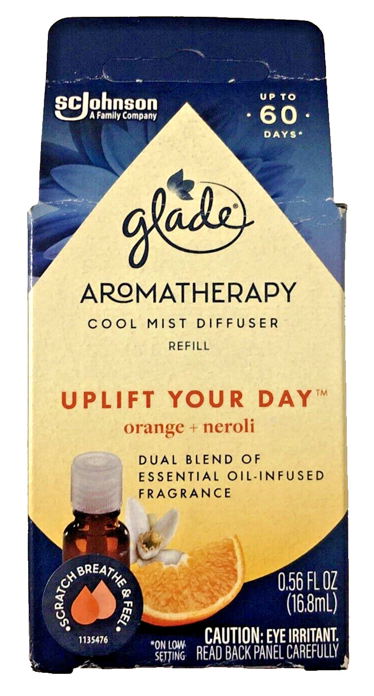 Glade Aromatherapy Cool Mist Diffuser Refill Orange + Neroli 0.56oz Discontinued gallery