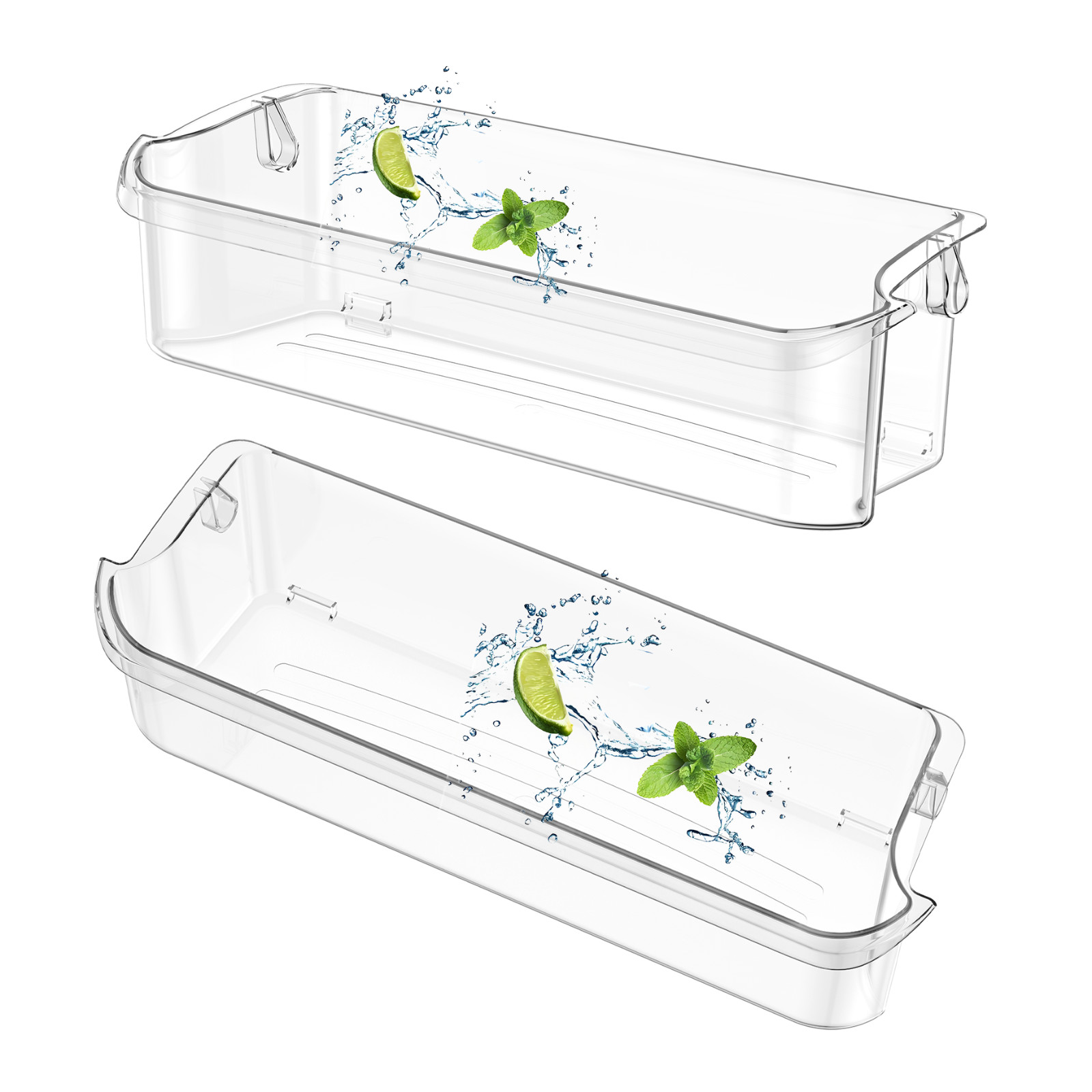 [2 Pack]Upgraded 241505301 Refrigerator Door Bin Shelf gallery
