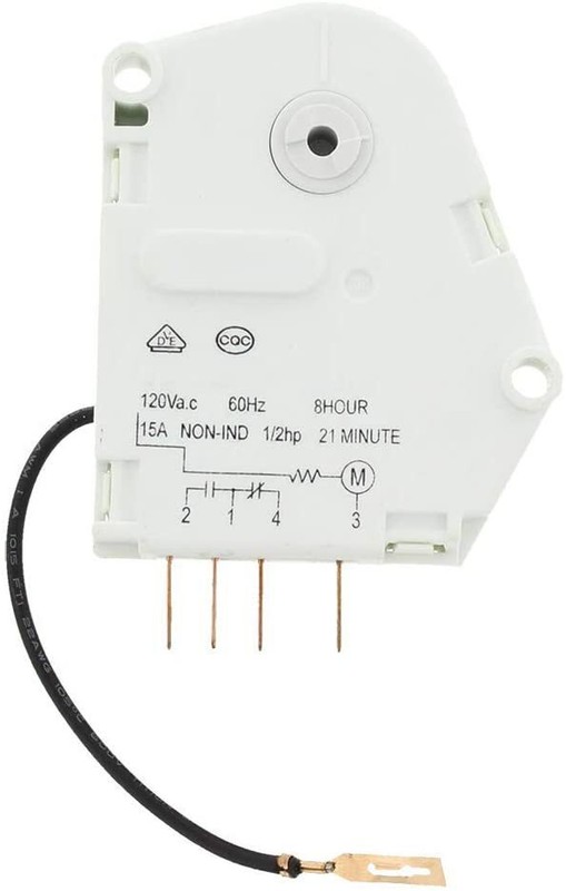 (2 Pack) W10822278 Refrigerator Defrost Timer for Whirlpool, Kenmore 482493 gallery