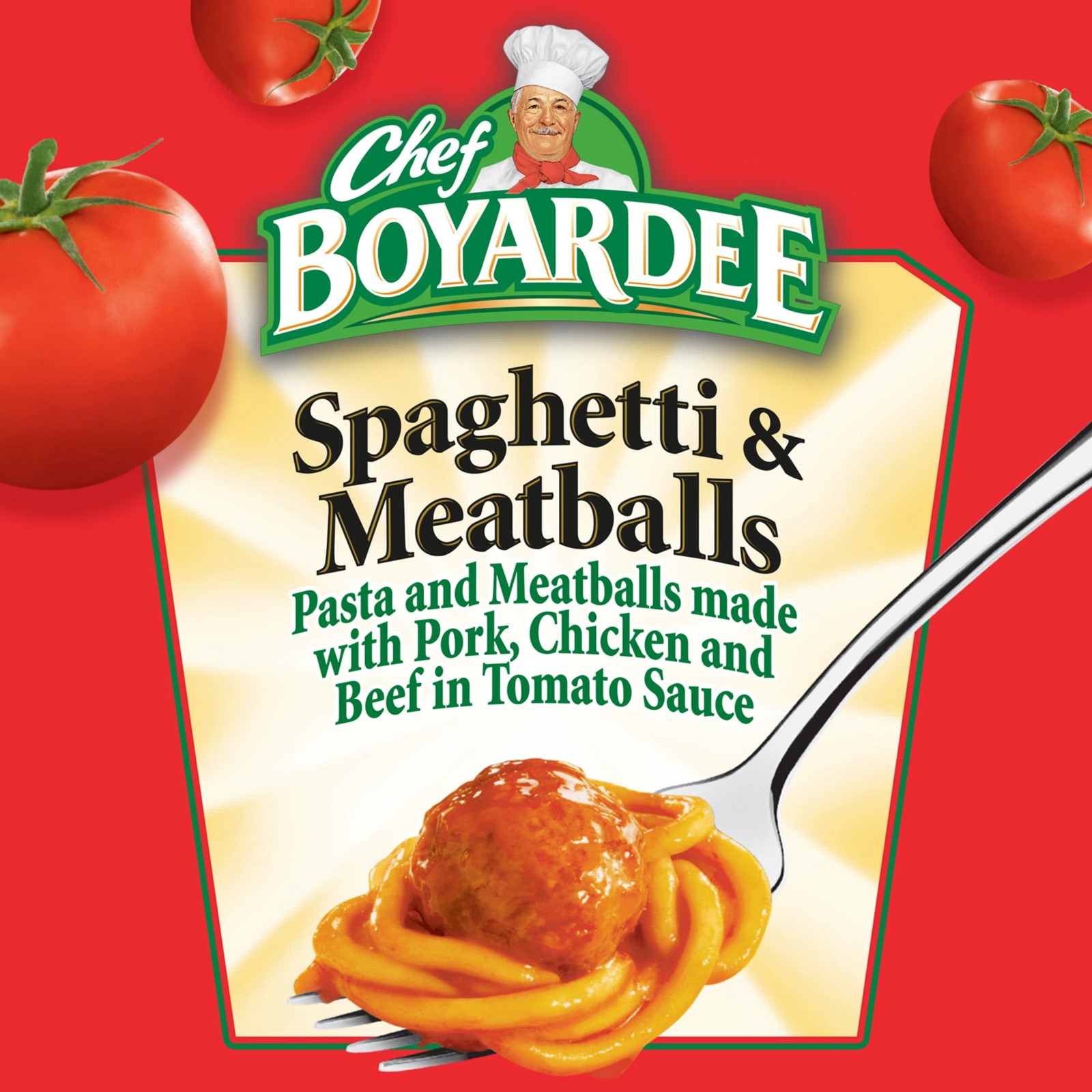 Chef Boyardee Spaghetti & Meatballs in Tomato Sauce, Ready-to-Eat Meal, 14.5 oz. gallery