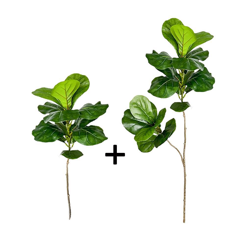 70-135cm Artificial Ficus Tree – Fake Rubber Plant for Home & Garden Decor gallery