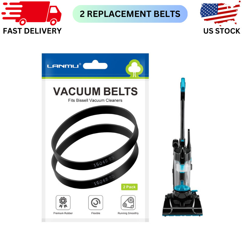 Replacement Belts Bissell Powerforce Compact Model 2112 Vacuum Cleaner(2-Pack).. gallery