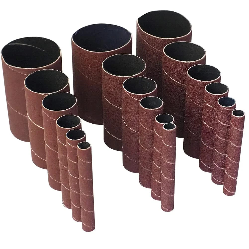 18 Pack Spindle Sander Sleeves, Sanding Sleeves for Oscillating Sander, 80 150 2 gallery