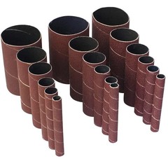 18 Pack Spindle Sander Sleeves, Sanding Sleeves for Oscillating Sander, 80 150 2
