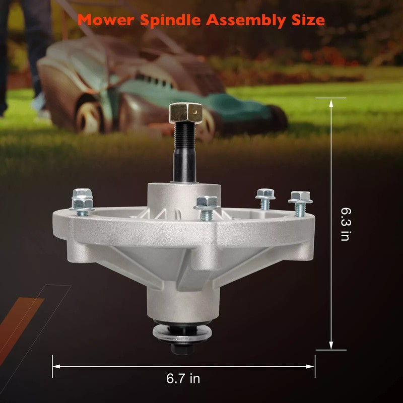 3X 109-6394 Mower Deck Spindle For Exmark Toro Quest 42" 48" 52" Deck 109-8744 gallery