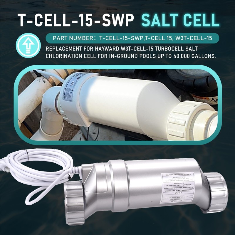 Salt Water Pool chlorinator System 40000 Gallon For Hayward Turbo Cell T-15 gallery
