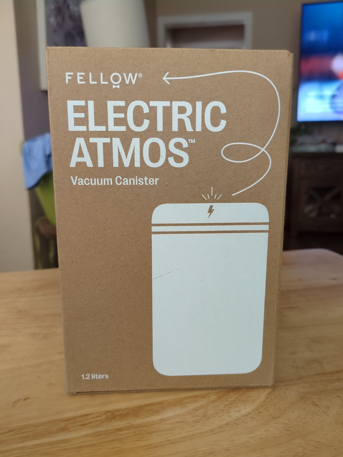 Fellow Atmos Electric Vacuum Coffee Canister 1.2L White Open Box Tested gallery