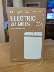 Fellow Atmos Electric Vacuum Coffee Canister 1.2L White Open Box Tested
