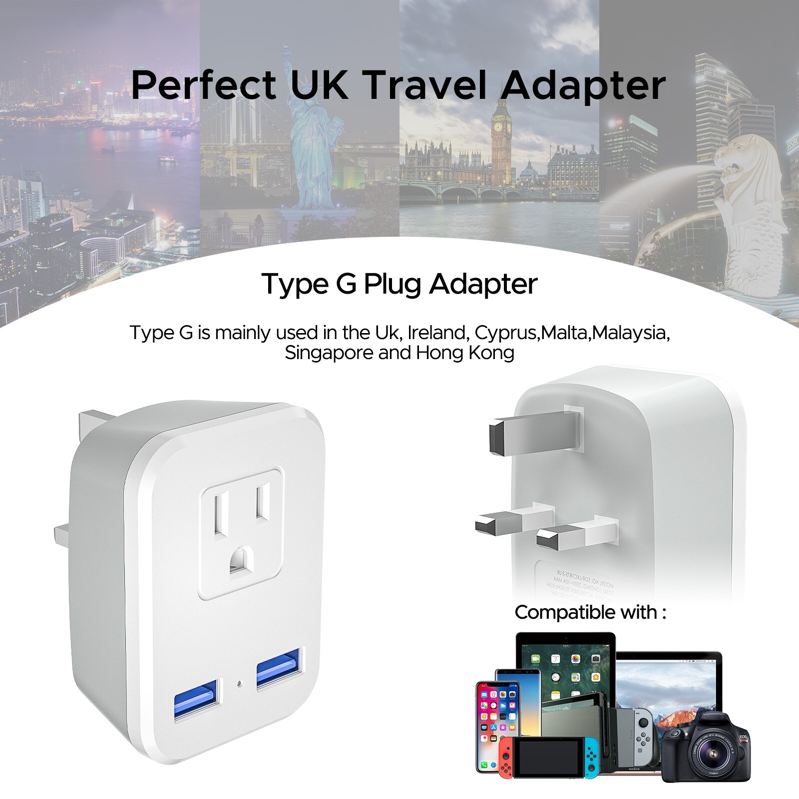 International Travel Plug Power Adapter Detachable Universal Converter Kits gallery
