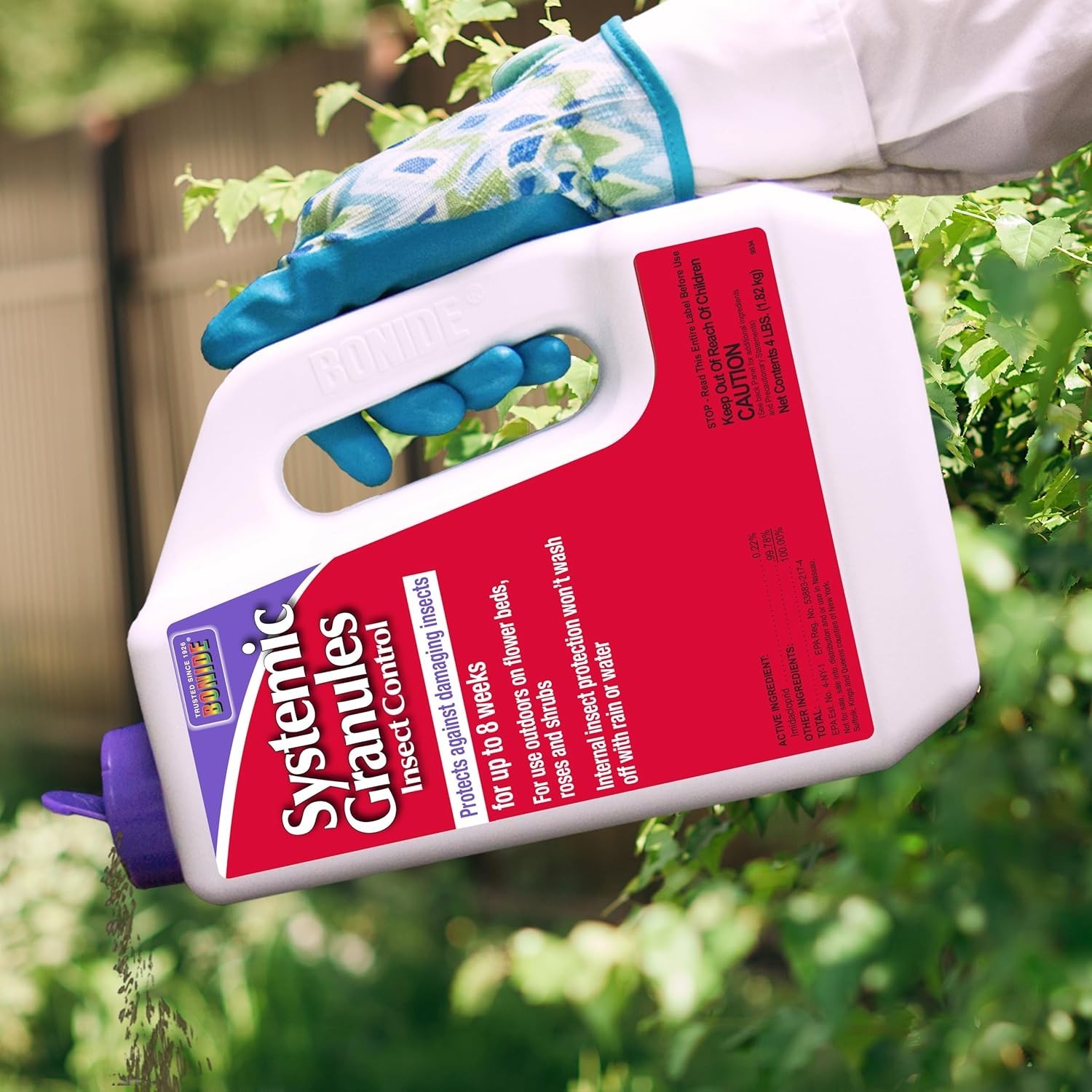 Bonide Insect Control Systemic Granules Ready-to-Use Water Resistant 4 lbs gallery
