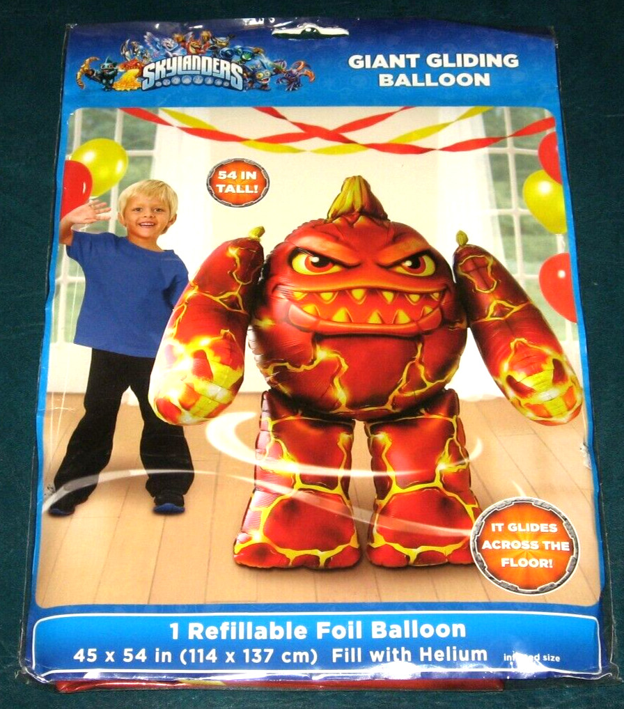 NEW Giant Gliding Balloon - Skylanders - Foil Balloon - 54" Tall gallery