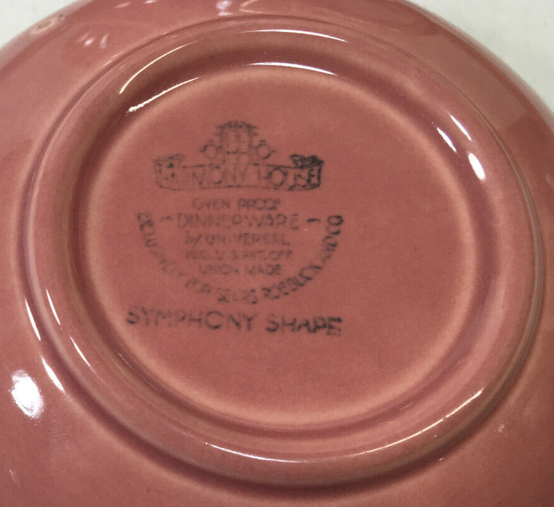 HARMONY HOUSE OVEN PROOF DINNERWARE by UNIVERSAL EXCL for SEARS 5 PIECE SERVING gallery