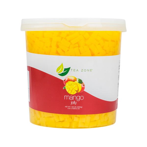 Tea Zone Mango Jelly (B2015, 7.2 lbs) for Boba/Milk Tea or Smoothies