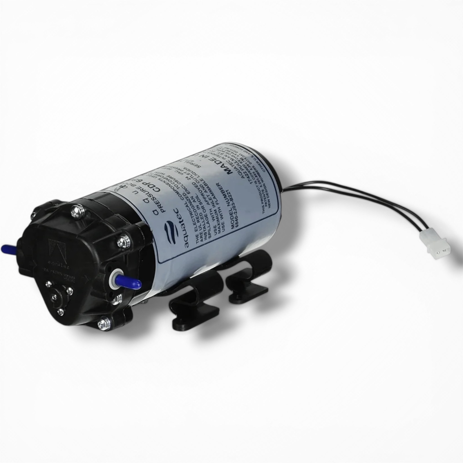 Aquatec 6840-2J03-B221 Low Flow Booster Pump 6800 Series for up to 50 GPD, 1/4" gallery