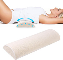 Large Memory Foam Lumbar Pillow for Back Pain Relief – 3.15″H x 23.6″L
