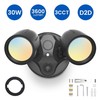 3600lm Aluminum LED D2D Security Light 3CCT Wall Mounted Flood light 30W Outdoor gallery