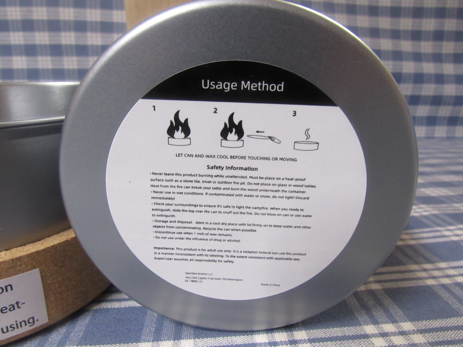 KAKWACO Portable Campfire Maker 3-5 Hours of Burn Time. New 2 Pcs. FREE SHIPPING gallery