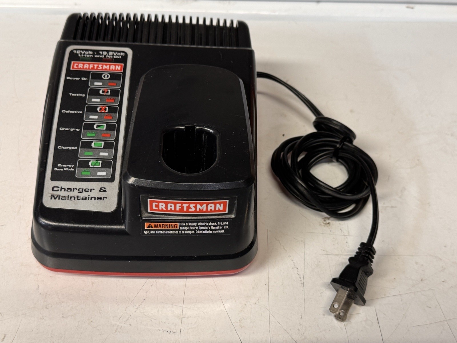 Craftsman Original OEM Battery Charger Model No 315.CH2030 (140152004) 12-19.2V gallery