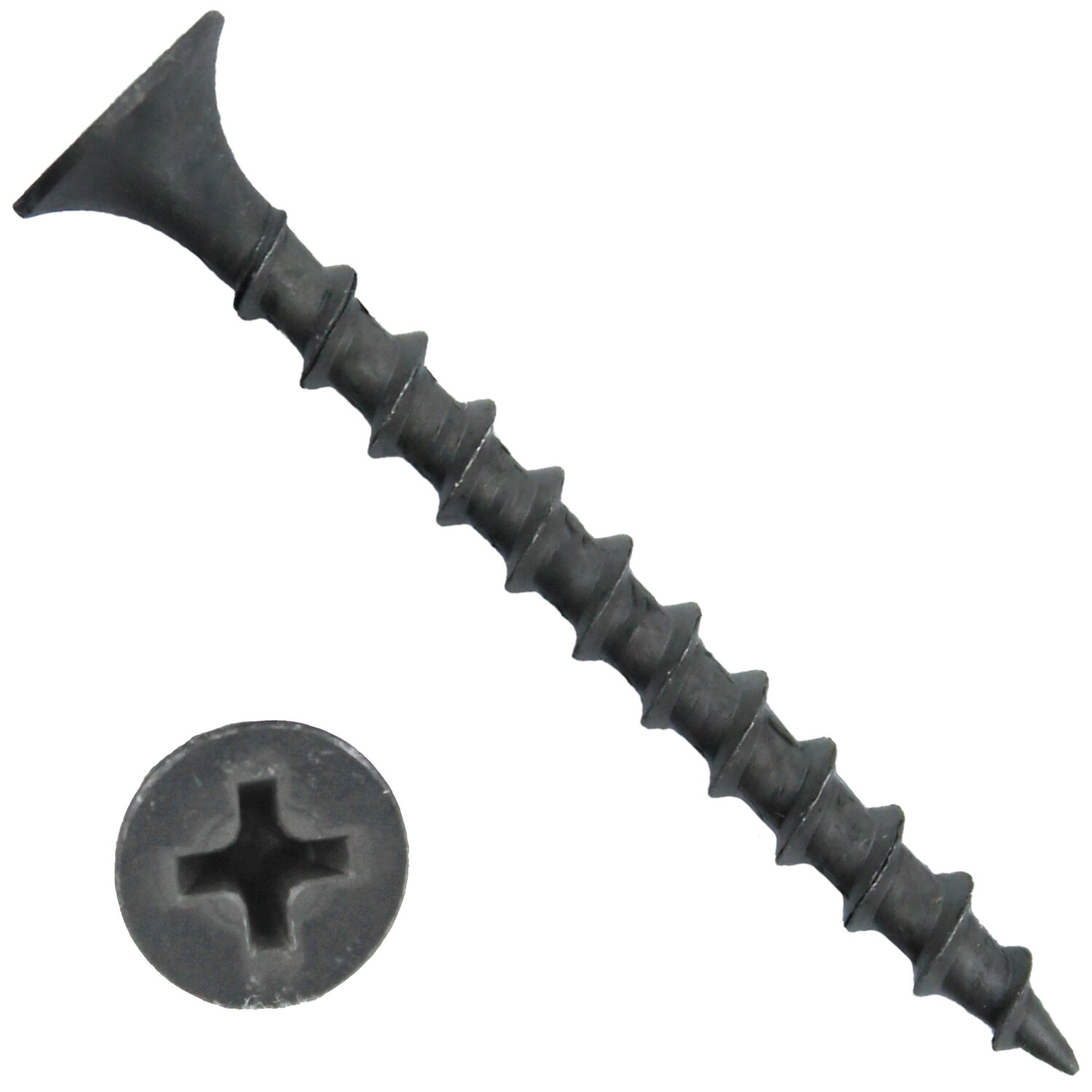 DRYWALL SCREWS: Gray/Black Phosphate Coarse Screws (1"-3") Phillips Wood Screw gallery