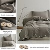 Biselina Linen Lyocell Duvet Cover Set 3 Pieces 20 Natural Flax 80 Lyocell gallery