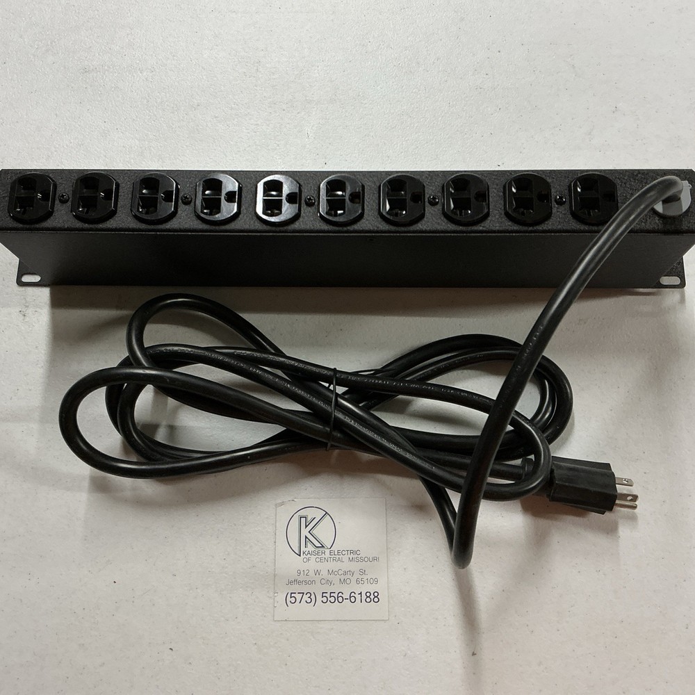 Belden Power Distribution Surge Protector- 10 Outlet -16a 125 Vac 50/60Hz