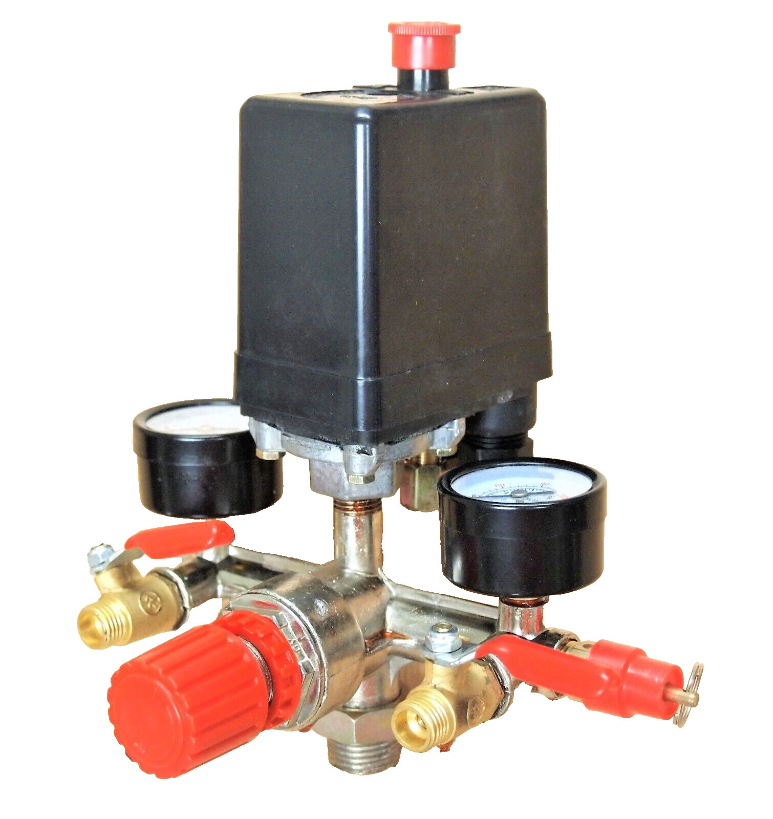 Air Compressor Pressure Switch Manifold Regulator Gauges Valves A832045 gallery