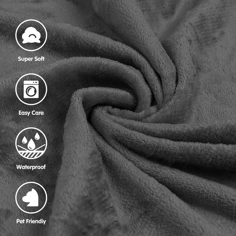 Waterproof Blanket for Intimacy Sofa Bed Protector Cover Plush & Absorbent 50x60 gallery