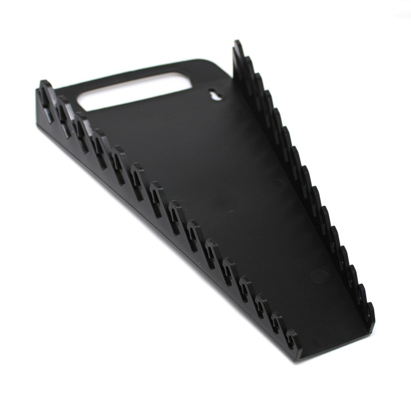 Black Plastic Portable 15-Tool Wrench Gripper Organizer Storage Tray Holder gallery
