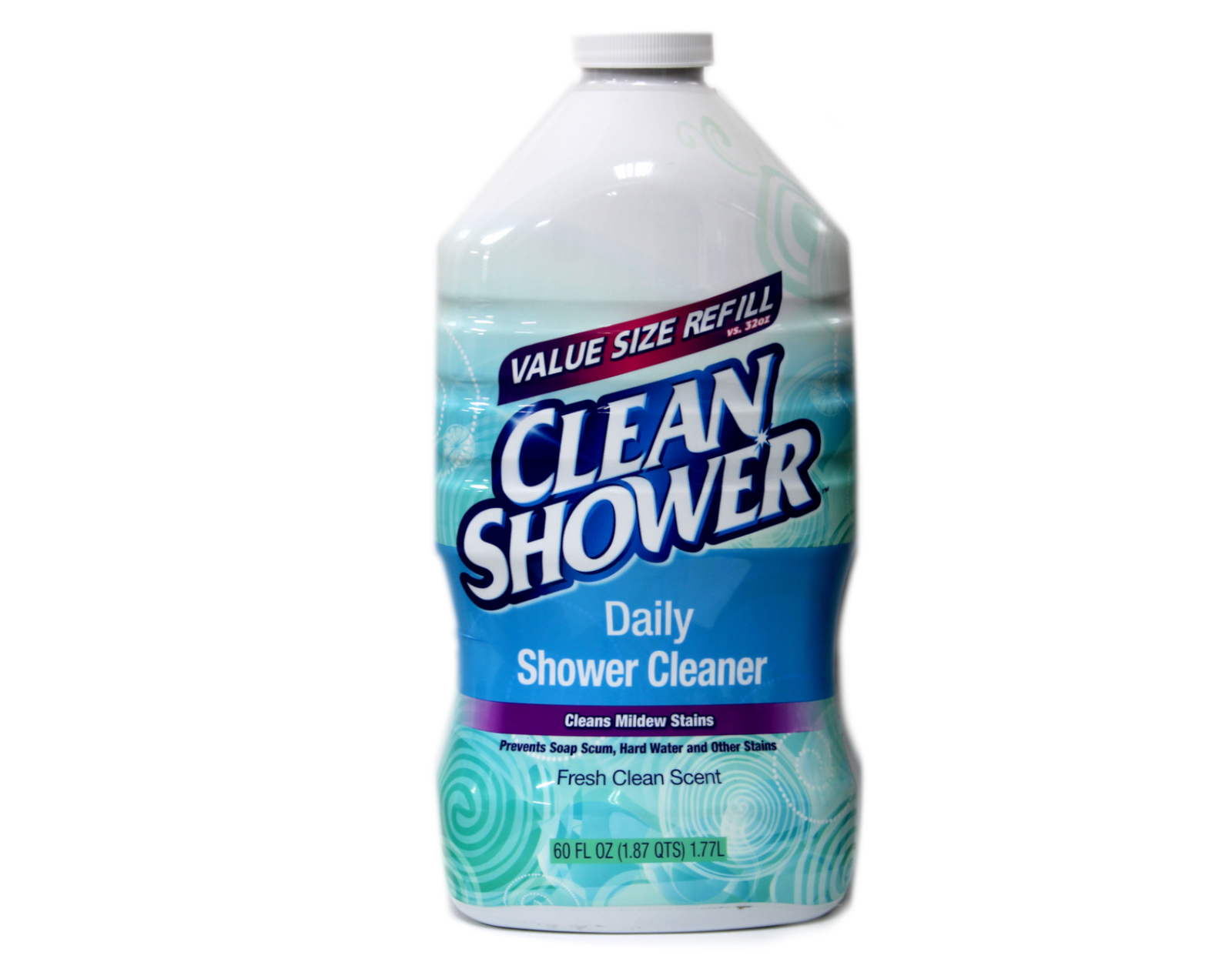 Clean Shower Daily Shower Cleaner 32oz. Spray Bottle + 60oz. Refill Kit gallery